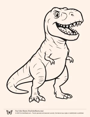 dinosaur coloring printable