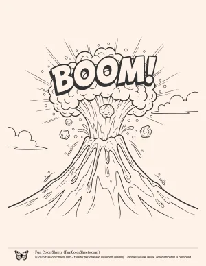 Erupting Volcano