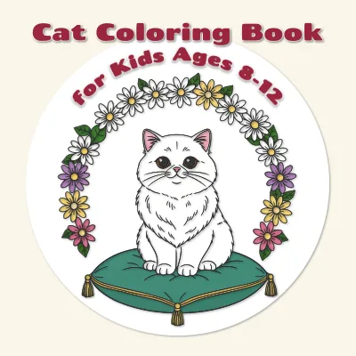 Cat Coloring Book for Kids Ages 8-12: Best Assortment of Cats for Coloring by Kids