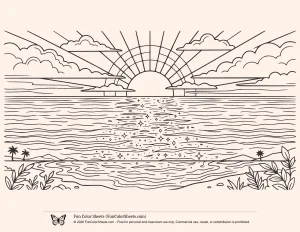 Sunset Shimmer Coloring Pages